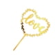 thumbnail image 4 of Bewildely Colección de corazones de acrílico dorado, decoración para tartas, postres, fiestas de cumpleaños, cupcakes de Jooan Kits de decoración para fiestas No.02, 4 of 6