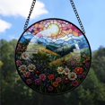 thumbnail image 2 of Spring Stained Glass Suncatcher, Spring Christmas 2025, Spring Stained Glass Decor, Family Christmas Ornament, Christmas Birthday Gifts for Dad gwO17i, 2 of 5