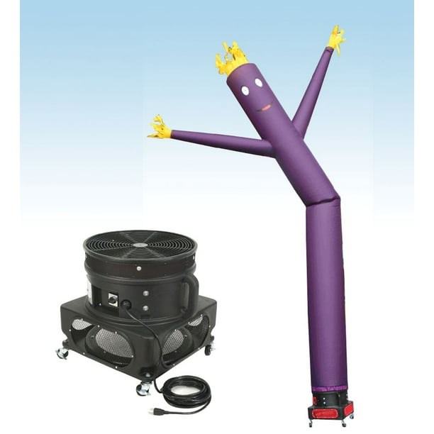 inflatable man with blower