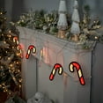 thumbnail image 5 of 1 Pc Melrose International Candy Cane Garland Infinity Light (94377), 5 of 5