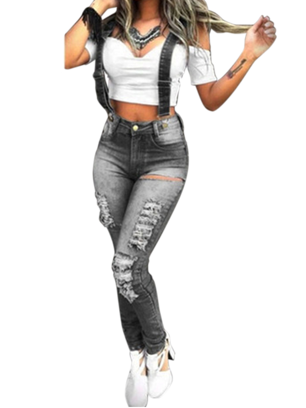 suspender skinny jeans