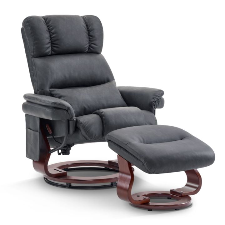 MCombo Swivel Recliners with Ottoman, Reclining TV Chairs with ...