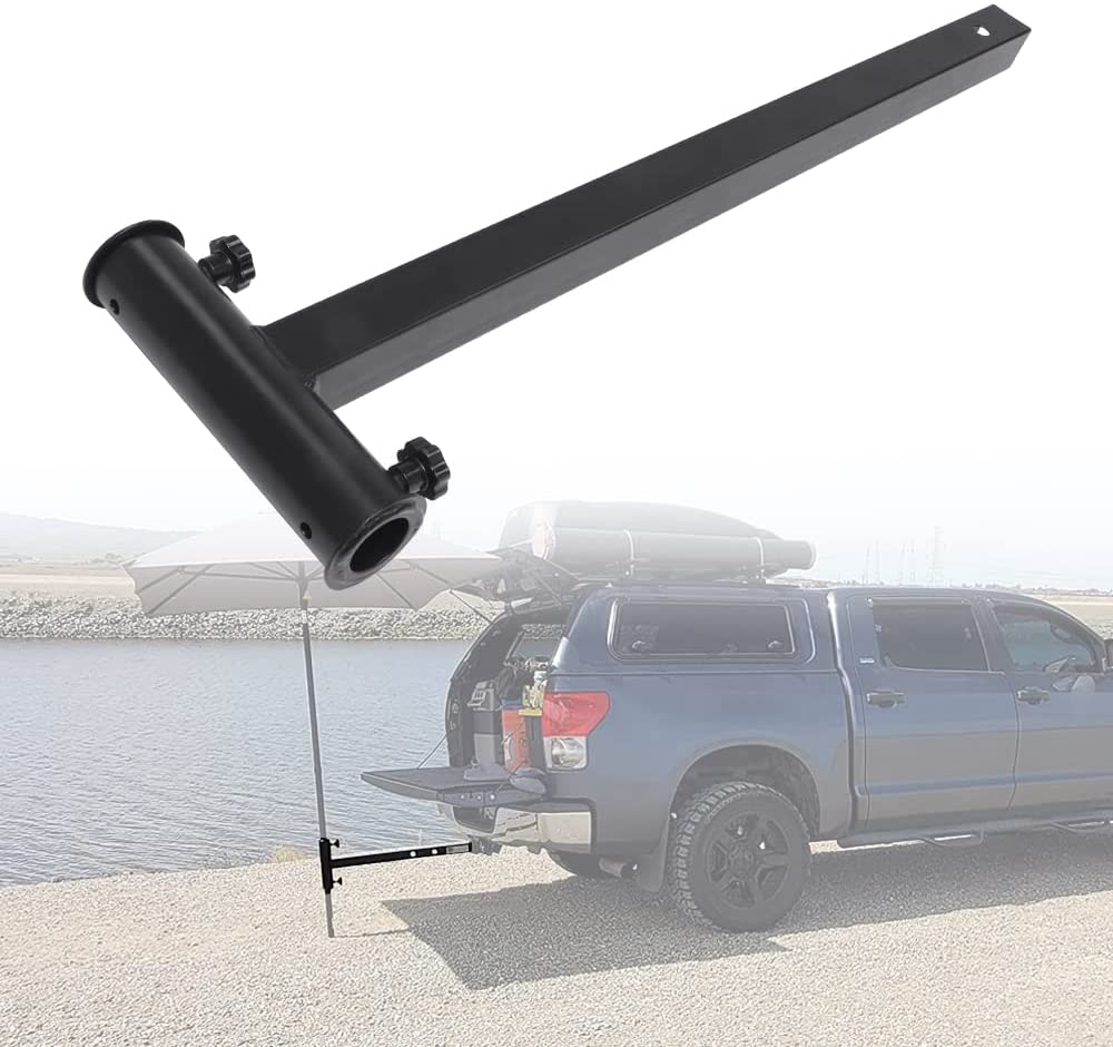 NIXFACE Hitch Mount Umbrella Holder for 13/8"2" Diameter Umbrellas
