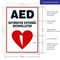 thumbnail image 3 of AED Sign, Automated External Defibrillator Sign,, 3 of 5