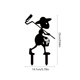 thumbnail image 3 of Metal Garden Stake Decoration Black Iron Ground Insert for Outdoor Yard Fence Courtyard Farm Flower Bed Weather Resistant, 3 of 6