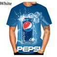 thumbnail image 1 of Camiseta Pepsi Impresión 3D Moda Hombres/Mujeres Verano Cuello Redondo Manga Corta Top Shirt, 1 of 4