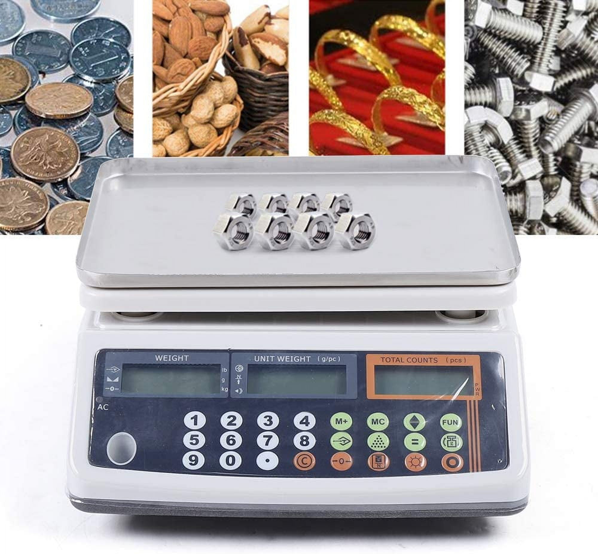 LJFDDY Jewelry Scales Digital Weight Grams and Ounces Lab Industrial  Counting Scale Balance Electronic 0.1 Gram for Parts Coins Screws Buttons  Nuts