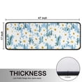 thumbnail image 5 of Kitchen Rugs Sets Of 2,Lightblue Daisy Flower Green Stems Pattern Anti Fatigue Kitchen Mat Rugs Non Slip Washable,Decorative Kitchen Floor Mats for Kitchen,Sink,Laundry,17"x47"+17"x47", 5 of 5