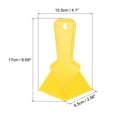 thumbnail image 2 of Unique Bargains 20pcs Inside Corner Trowel 4 Inch Drywall Corner Tool Plastic Corner Knife for Spackling Wallpaper, Yellow, 2 of 5