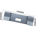 thumbnail image 3 of 12 Vertical Blind Repair Vane Savers, Louver Replacement Parts Maintenance Clips/Blind Fixers (Grey), 3 of 6