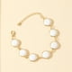thumbnail image 2 of Jumpingount 2 piezas de de cuentas para mujer, fiesta de moda, fecha, viaje, oficina, tienda, decoración, joyería de moda, cumpleaños para mujer Ropa, zapatos y accesorios Miscelánea Blanco Jumpingount  AP015811-02, 2 of 6