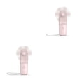 thumbnail image 4 of Ventilador de mano USB Injueey 2piezas Rosa 3 velocidades Humidificador Enfriador, 4 of 6