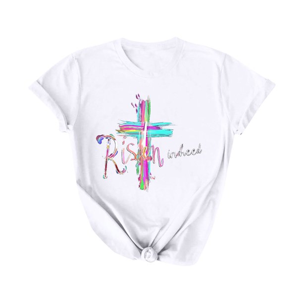 Mujeres Pantalones Cortos de Manga Corta Impresa Floral Cuello Redondo Superior / Camisa Poliéster, Blusa Casual de Moda para el Uso Diario Del Hogar