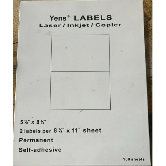 1000 Sheets 2000 Labels Internet Shipping Labels  Size 5126