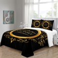 thumbnail image 4 of Home Bedding Cover Set Luxury Pattern Duvet Cover Quilt Cover Set Bed Gift Designable,Queen (90"x90"), 4 of 5