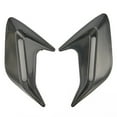 thumbnail image 6 of 2 Pcs Car Decorative Side Vent Air Flow Fender Intake Mesh Grill Stickers Black, 6 of 9