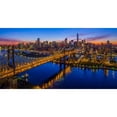 thumbnail image 2 of Queensboro Bridge at dusk  Midtown Manhattan   York City   York State  USA Print by Panoramic Images, 2 of 2