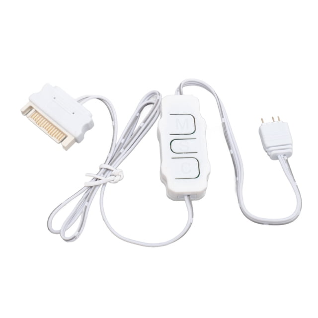 Mini ARGB PC Fans Controller Kit, 5V 3Pin ARGB Connector Light Stripe Remote Controller, Power Supply Computer ARGB Fans Hub Control
