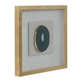 thumbnail image 5 of Uttermost Keeva Wood Agate Stone and Fabric Shadow Box in White and Gold, 5 of 5