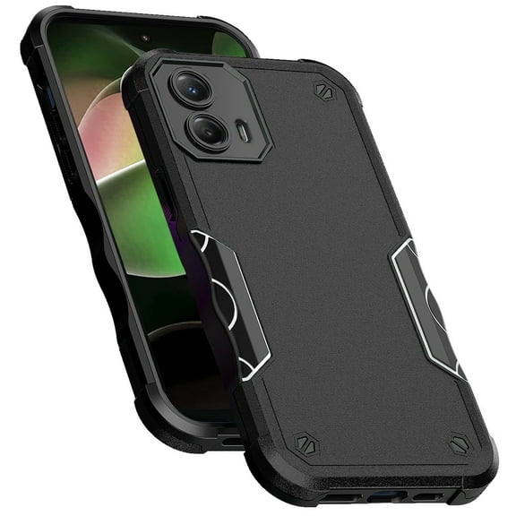 For Motorola Moto G 5G 2023 Tough Shockproof Hybrid Heavy Duty Dual Layer TPU Bumper Rugged Rubber Defend Armor Cover ,Xpm Phone Case [ Black ]