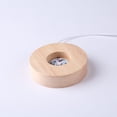thumbnail image 4 of Soporte de pantalla LED de madera para decoración de base de lámpara de pirámide de orgonita de cristal (Multi), 4 of 6