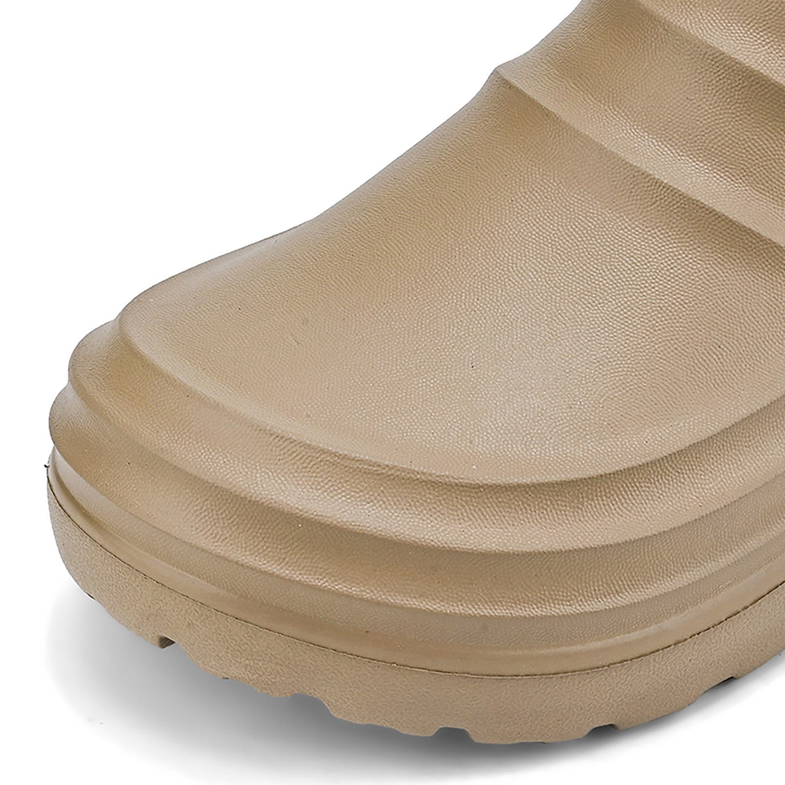 Mepaouo Men's Women's Non Slip Work Shoes Oil Water Resistant Chef Shoes Clogs for Food Service(Khaki,7)