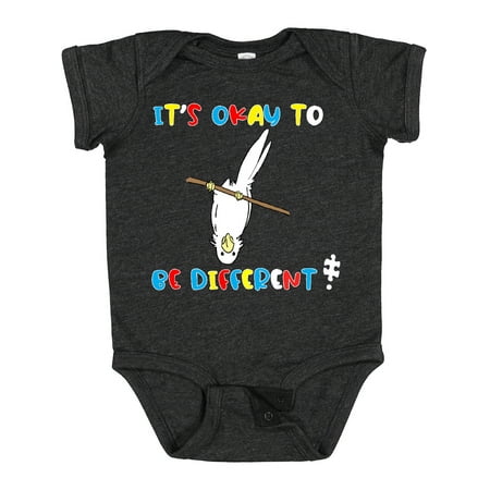 

Inktastic Autism Awareness It s Okay to be Different Silly Bird Boys or Girls Baby Bodysuit