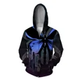 thumbnail image 2 of Sudadera con capucha y cremallera de otoño e invierno Sudadera con capucha y estampado de mariposas Sudadera con capucha para hombre Sudadera con capucha y cremallera gótica para hombre Ropa para homb, 2 of 4