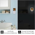 thumbnail image 5 of Thanksgiving LED Square Night Lights - Energy Efficient Plug-in Wall Lamp with Auto Sensor, Soft Glow Illumination - for Bedroom, Nursery, Bathroom - Set of 2, White, 5 of 6