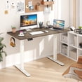 thumbnail image 2 of Patiojoy Electric Standing Desk 48" x 24" Height Adjustable Desk Ergonomic Sit Stand Desk Grey & White, 2 of 9