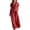 Red 34, variant on Karymi Solid Shirt Maxi Dress, Button Down Collared Short Sleeve A-Line Long Dress with Pockets, Casual Flowy Summer Dress Maxi Dress