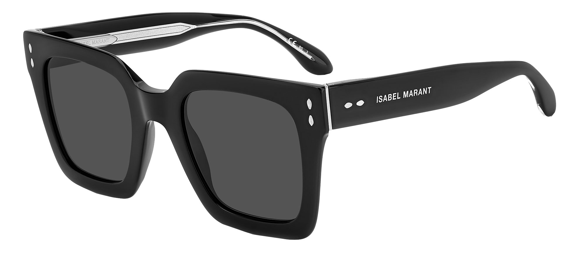 Isabel Marant IM0002/S 0807 9O Sunglasses - Black Frame, Grey Lenses Isabel Marant IM 0154/S 807 9O Sunglasses Black - eye-oo.com main image 4