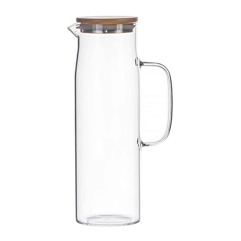 Buy Wholesale China Decorative Cork Ball Lid Pyrex Thermo Proof Glass  Frozen Tea Beverage Coffee Pitcher & Glass Pitcher With Cork at USD 2