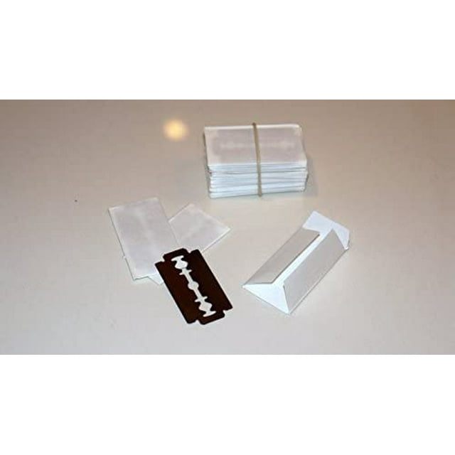 Kai 100 pack Stainless Steel Double Edged Safety Razor Blades - 20 packs of 5 blades