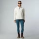 thumbnail image 3 of Chaqueta The North Face Glacier Fleece con cierre de 1/4, blanca, talla XL, 3 of 5
