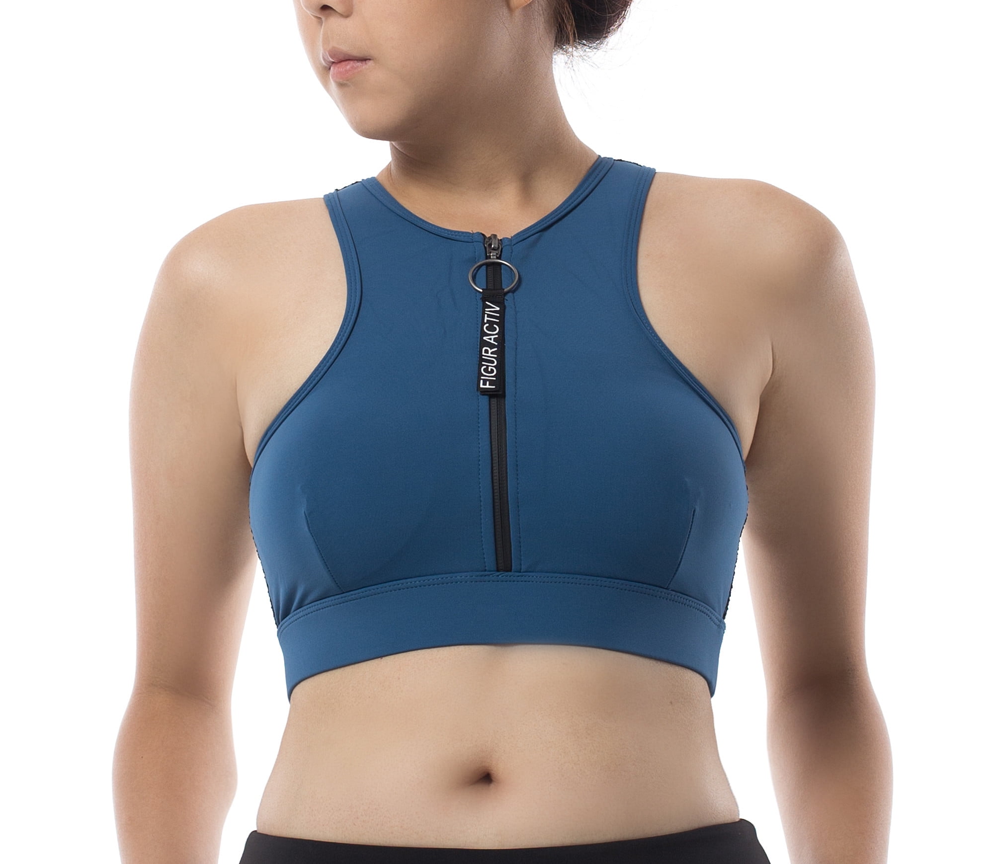 halter style sports bra