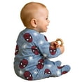 thumbnail image 3 of Spiderman Baby Boy Printed Long Sleeve Footed Sleep N Play, Sizes Newborn- 9 Months, 3 of 5