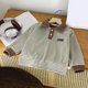 thumbnail image 5 of Odeerbi Camisas de Golf de Chicos y Niñas Con Cuello de Color A Rayas de Manga Larga Uniforme de La Escuela Camisas de Tenis, 5 of 9