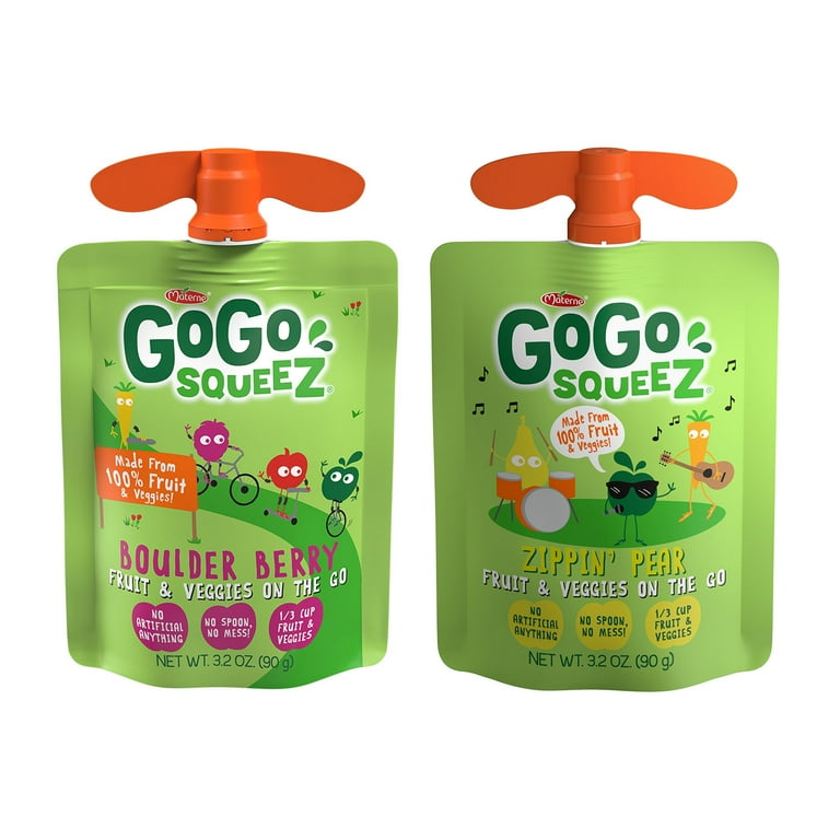 GoGo squeeZ, Fruit and veggieZ Variety Pack, 3.2 oz, 12 pack