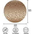 thumbnail image 3 of GZHJMY Sexy Leopard Print Round Placemats, 4 Pack Table Mats for Kitchen Washable Non-Slip Place Mats Heat Resistant Place Mats for Kitchen Dining Table Decoration, 3 of 6