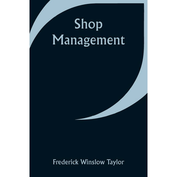 Shop Management, (Paperback)