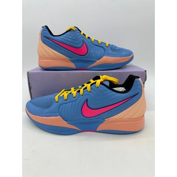 Nike Ja 2 Men's Size 10.5 Blue Hyper Pink Athletic Basketball Shoes FD7328 403