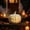 White, variant on CRAGRSI Halloween Pumpkin Lantern Jack O Lantern Resin Black LED Pumpkin Decor Outdoor Halloween Decorations Halloween Ornaments for Indoor Outdoor Tabletop Home Decor Party Spooky
