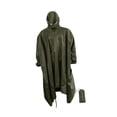 thumbnail image 3 of impermeable con capucha, chaqueta reutilizable para senderismo, viajes, ciclismo, actividades al libre, adultos Verde, 3 of 8