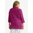 thumbnail image 2 of Jessica London Women's Plus Size Crochet Cardigan, 2 of 4