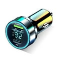 thumbnail image 1 of Portable 20W Car Charger Fast USB C Adapter for Android iPhone, Dual Port Quick Power Delivery, Compact Vehicle Charging Block, 1 of 8