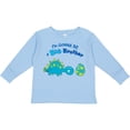 thumbnail image 3 of Inktastic Happy Dinosaur Future Big Brother Boys Long Sleeve Toddler T-Shirt, 3 of 5