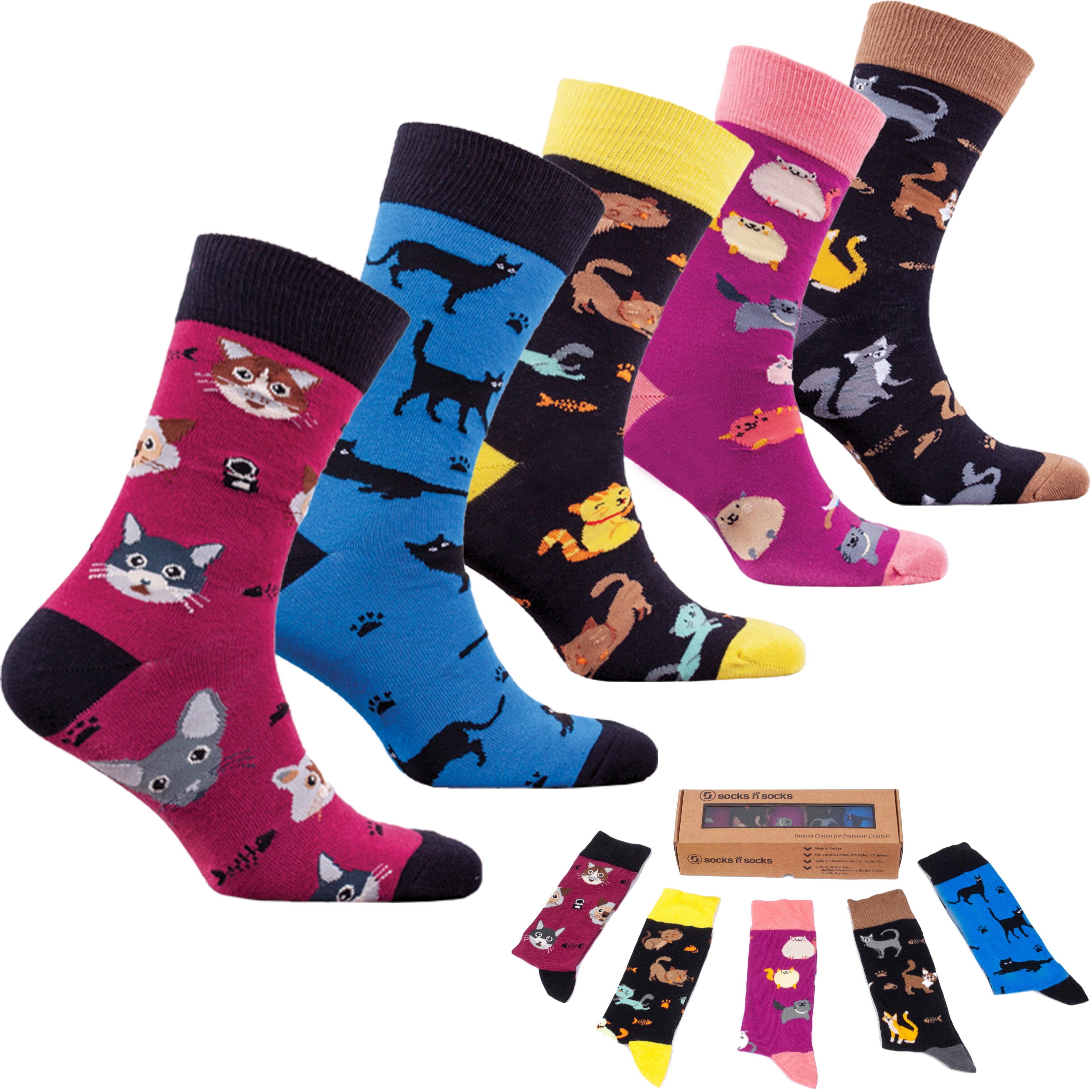 Cats Socks - Walmart.com