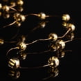 thumbnail image 2 of Apothecary & Company Decorative LED String Lights - Striped Micro Balls, 2 of 3