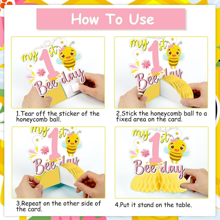 My Little Day honeycomb balls - light pink My Little Day honeycomb balls - light pink